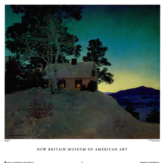 'Dusk' Print Maxfield Parrish
