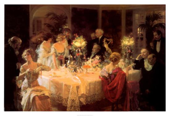 'The Dinner Party' Posters - Jules-Alexandre Grün ...