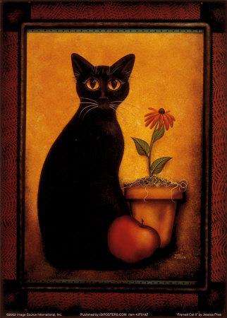 'Framed Cat II' Prints - Jessica Fries | AllPosters.com