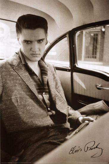 Elvis Presley Car Poster Allposters Com