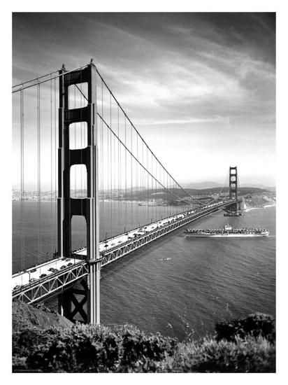San Francisco, Golden Gate Bridge, c.1937 Giclee Print at ...