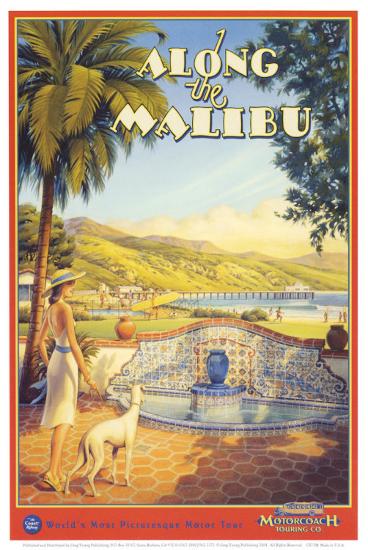 Download 'Along the Malibu' Print - Kerne Erickson | AllPosters.com