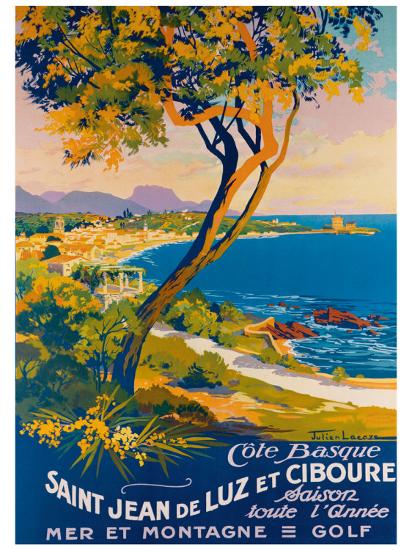 Saint Jean De Luz Giclee Print Julien Lacaze Allposters Com