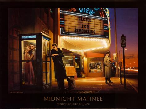 ACTRESS POSTER Midnight Matinee Door Poster Chris Consani