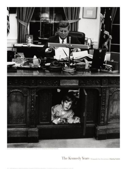 John Jr Playing Under John F Kennedy S Oval Office Desk 1963