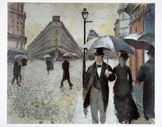 Paris A Rainy Day 1877 Prints Gustave Caillebotte