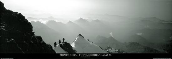 Monte Rosa Punta Giordani 4046 M Poster Davide Camisasca Allposters Com