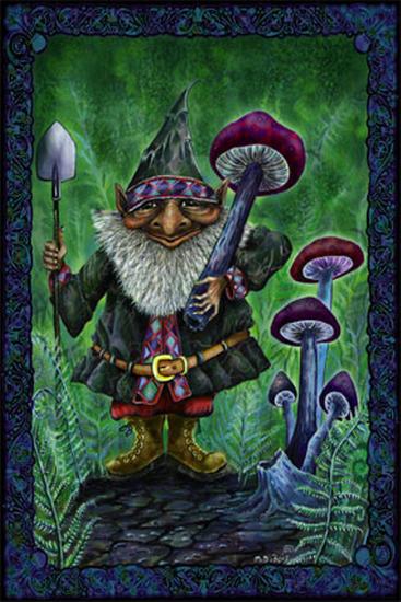 Gnome Mushroom Harvest Posters at AllPosters com