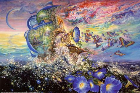 24x36 FANTASY 9516 JOSEPHINE WALL ART POSTER BUBBLE WORLD