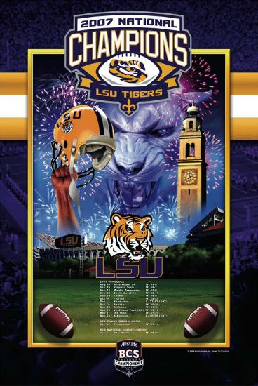'LSU Tigers- 2007 National Champions' Prints | AllPosters.com