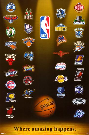 'NBA - Team Logos' Photo | AllPosters.com