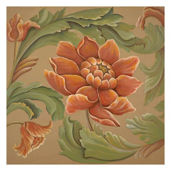 baroque flower i print