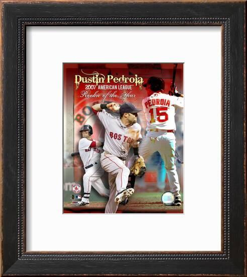 'Dustin Pedroia' Framed Photographic Print | AllPosters.com