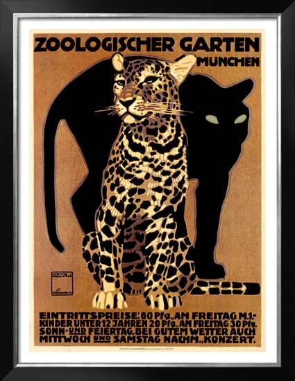 Zoologischer Garten Munich Framed Giclee Print By Ludwig Hohlwein
