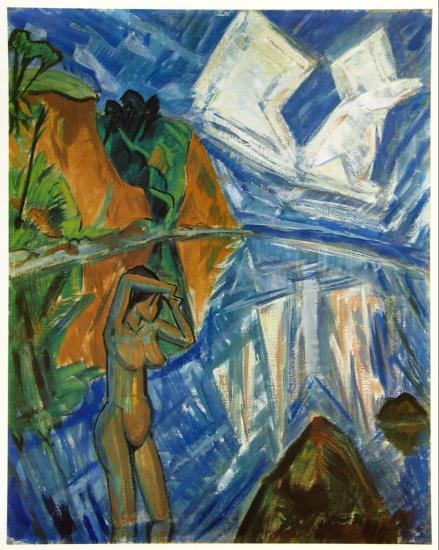 Glassy Day, c.1913 Poster by Erich Heckel at AllPosters.com