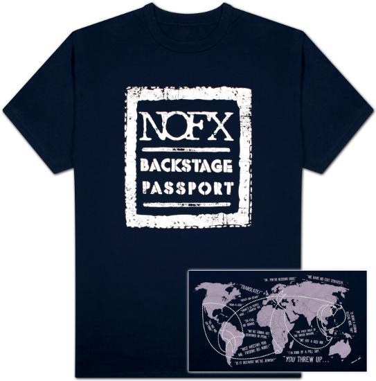 Nofx Backstage Passport Shirt Allposters Com Nofx Backstage Passport Shirt Allposters Com