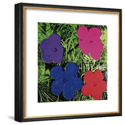 Flowers Purple Blue Pink Red Posters By Andy Warhol At Flowers Purple Blue Pink Red
