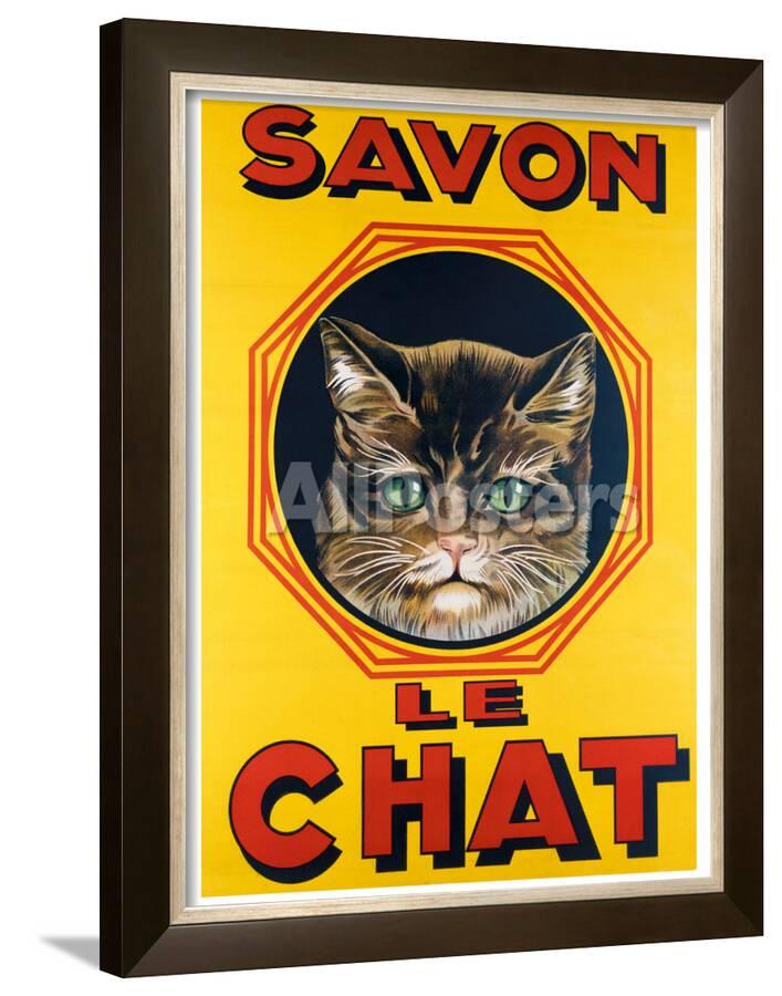 Savon Le Chat Framed Giclee Print Allposters Com Savon Le Chat Framed Giclee Print Allposters Com