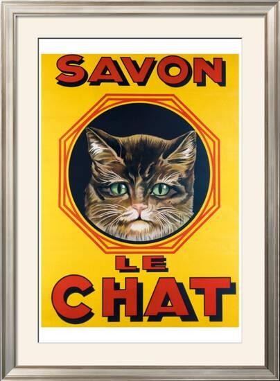 Savon Le Chat Framed Giclee Print Allposters Com
