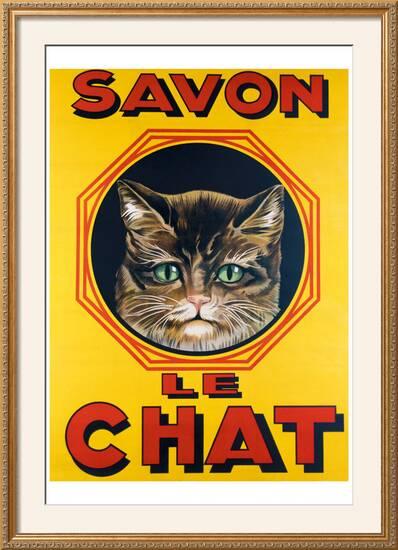 Savon Le Chat Framed Giclee Print Allposters Com
