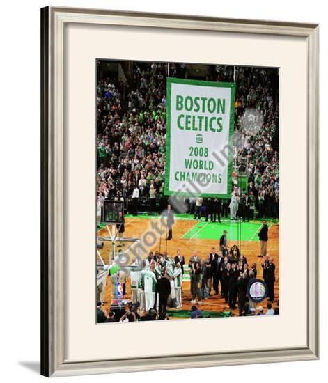 The Boston Celtics Raise Their 2007 08 Championship Banner Framed