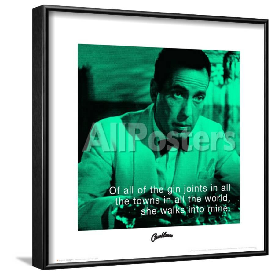 Casablanca Gin Joints Poster Allposters Com Casablanca Gin Joints Poster Allposters Com