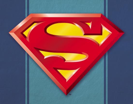 superman logo tin sign
