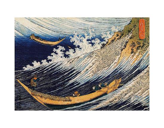 ocean waves poster by