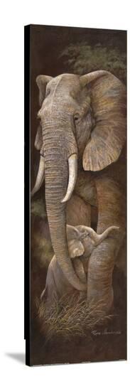 'Protective Care' Stretched Canvas Print - Ruane Manning | AllPosters.com