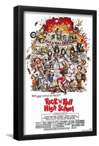 Rock n roll High school cult movie poster print
