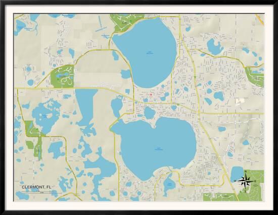 Clermont Florida Map