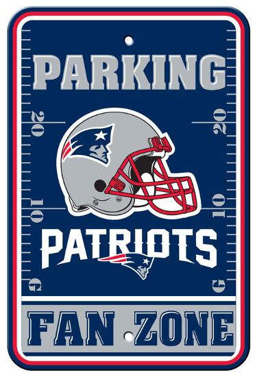 NFL New England Patriots Parking Sign Wall Sign at 