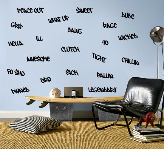 'Teen Words - Boy' Wall Decal - | AllPosters.com