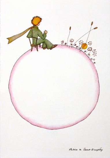 Le Petit Prince Et Le Coucher Du Soleil