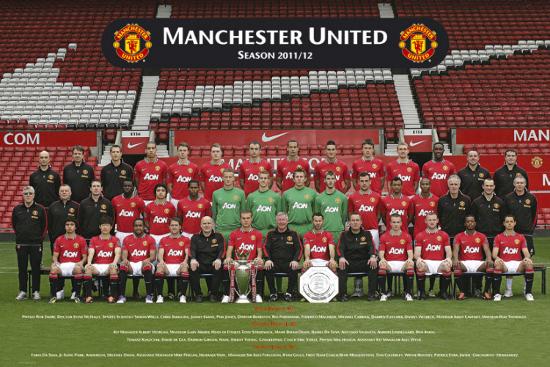 Manchester United-Team Photo-2011-2012 Posters at ...