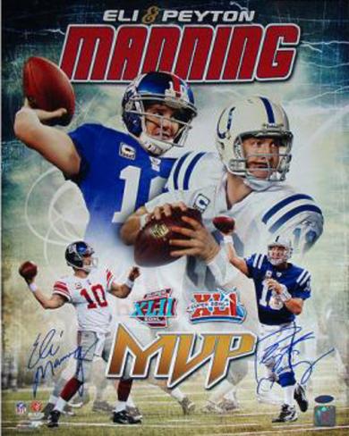 peyton manning autographed super bowl jersey