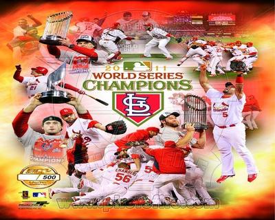 St. Louis Cardinals 2011 World Series Champions PF Gold Composite Photo at www.bagssaleusa.com