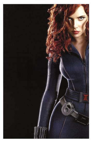 Iron Man 2 Movie Scarlett Johansson as Black Widow Poster Print ...