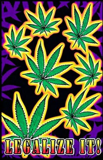 Legalize It Pot Marijuana Blacklight Poster Print Posters at AllPosters.com