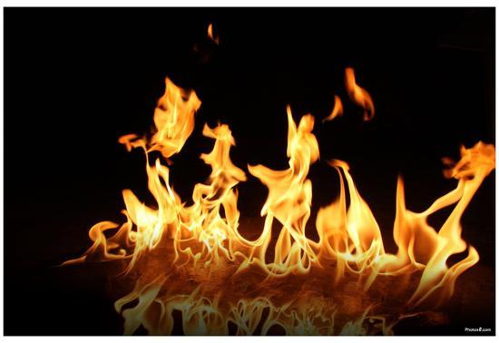 fire flames line art