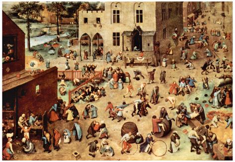 'Pieter Bruegel Child's Play Art Print Poster' Poster - | AllPosters.com