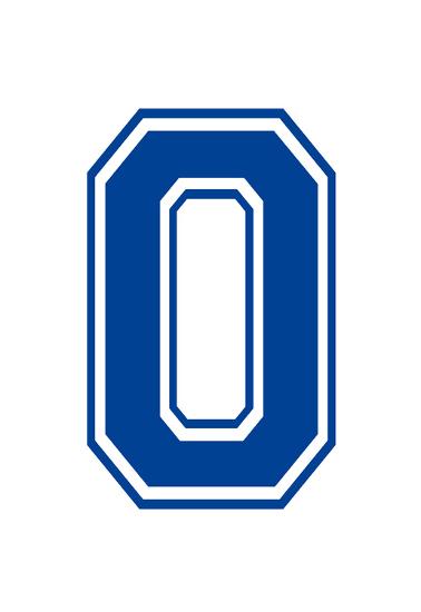 varsity number 0 zero make your own banner print poster posters
