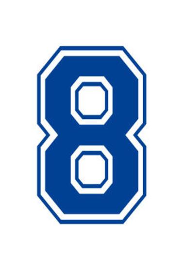Varsity Number 8 Eight Make Your Own Banner Sign Poster