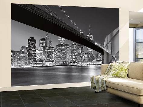 Manhattan Skyline Wallpaper Mural at AllPosters.com