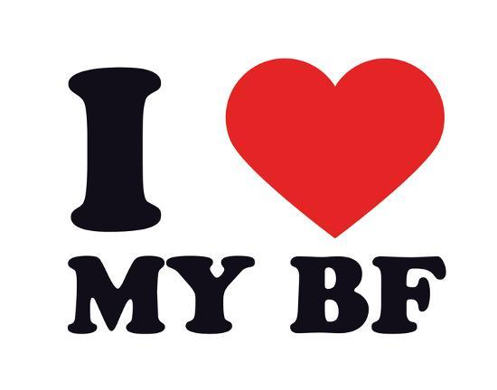 I Heart My Bf Template