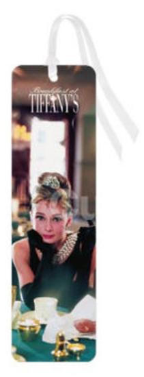 'Audrey Hepburn Breakfast At Tiffany's Movie Table Bookmark' Bookmark