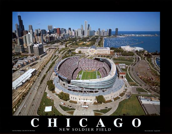 �Chicago Bears New Soldier Field Sports� Art Mike Smith