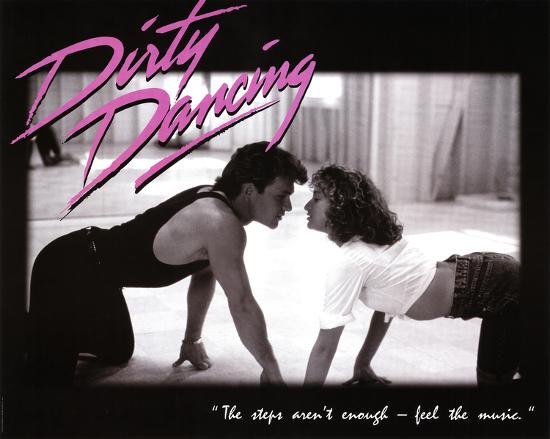Dirty Dancing Movie Patrick Swayze Dancing Jennifer Grey 80s Poster Print Prints Allposters Com