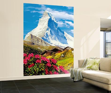 Matterhorn Wall Mural Wallpaper Mural at AllPosters.com