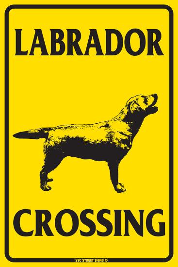 Labrador Crossing Tin Sign at AllPosters.com